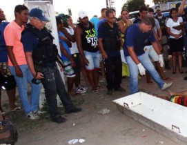 Vítima estava a bordo de uma motocicleta quando foi atingida.