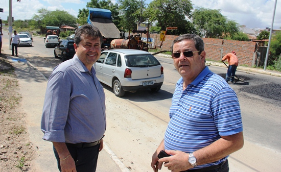 Alex da Piatã (E) e Jorge Novis