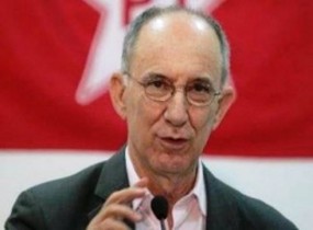 Presidente do partido, Rui Falcão.