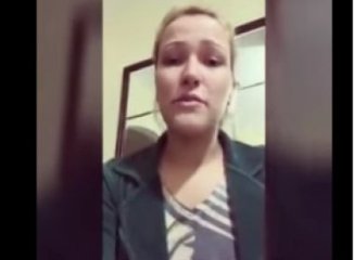 O vídeo foi postado no facebook