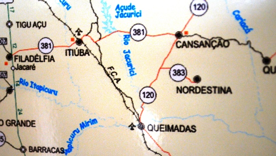 Trecho em questão é a BA 381