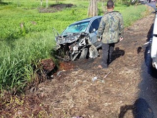 A criança morreu no local e o casal ficou ferido.