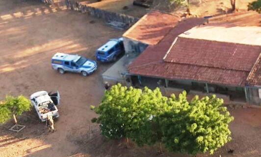 Local do confronto, Corpos foram levados na viatura da Caatinga.