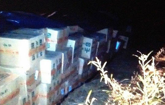Situação da carga encontrada em Pintadas - Foto; VR14