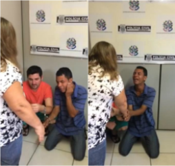 Após conversa, mãe aceitou pedido de perdão dos suspeitos.