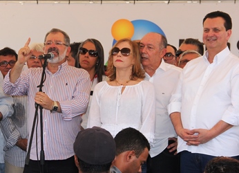 Marcelo Nilo que é da mesma região disse que se sente em casa estando em Euclides da Cunha.