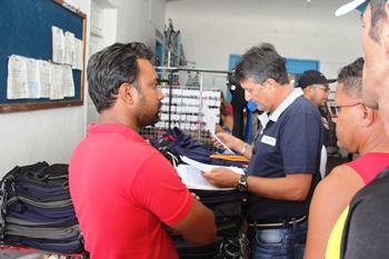 Fiscal da SEFAZ estadual conferiu e aprovou as notas.