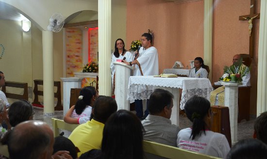 Ao lado da esposa Val no Povoado de Ouro Verde - São Domingos.