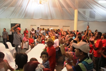 Público presente mostrou-se animado pelo encontro,