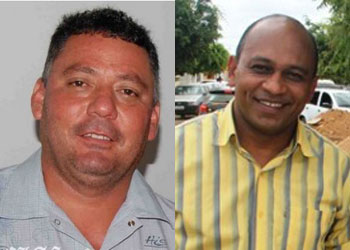 Prefeito Cleigivaldo (foto Carlino Souza) Jair (foto; Raimundo Mascarenhas)