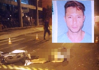 Motociclista morreu no local