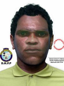 Retrato falado não tem semelhança, mas tentaram prejudicar o cantor.