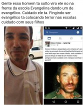Foto que aparece de barba foi no período que cometeu o crime.