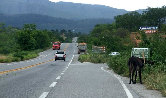 Acidente aconteceu no contorno de Caém, cerca de 20 km de Jacobina.