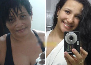 Mãe e filha vítima da violência urbana