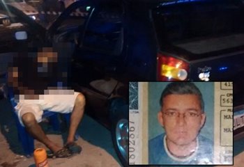 Vítima estava sentada encostada na morta do veículo