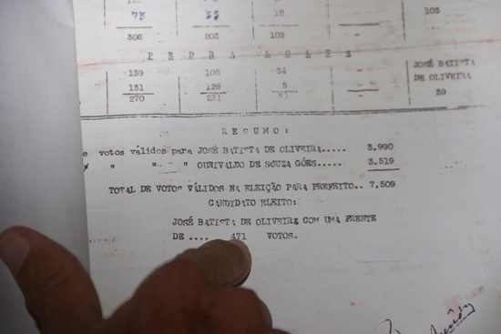 Quem duvidar da quantidade de votos de frente na sua eleição ele pode mostrar