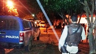 Polícia trabalha para prender o assassino