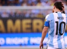 Messi declarou que não atuará mais pela equipe de seu país.