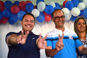 Romerinho (E) e Nininho Góis aguardam o dia 15 de agosto para iniciar oficialmente a campanha eleitoral