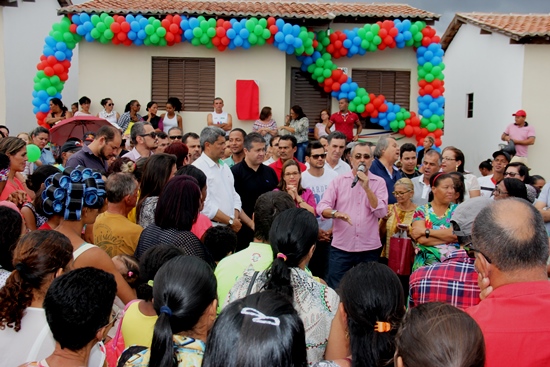 Prefeito garantiu que as casas foram bem projetadas, diferente das que faziam no passado | Foto: Raimundo Mascarenhas