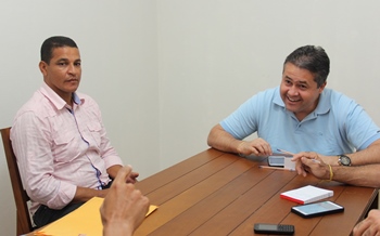 Florin em recente encontro com o deputado Alex da Piatã