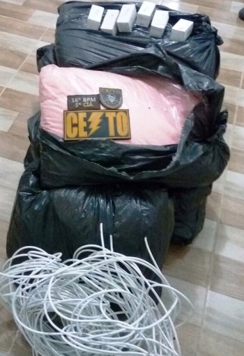 Existem muitos garimpos na região e este material é muito usado na detonação de rochas, mas tem sido muito usado também na explosão de caixas eletrônicos