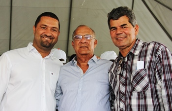 Osni Cardoso, Claudionor Ferreira e Gika Lopes | Foto: Raimundo Mascarenhas