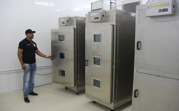 Sala refrigerada do Departamento de Policia Técnica - DPT | Foto: Raimundo Mascarenhas