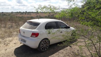 Carro encontrado a cerca de 15 km do local do crime