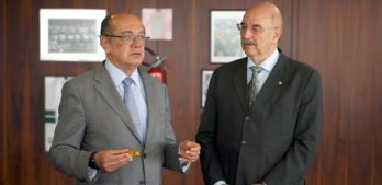 Gilmar Mendes (E) e Osmar Terra
