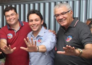 Marcinho, Mário e José Hailton que foi superintendente da Codevasf com por indicação