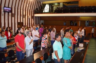 Familiares e amigos do homenageado marcaram presença