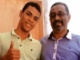 Jovem, na foto ao lado do pai, morreu após se afogar no Rio São Francisco, na BA
