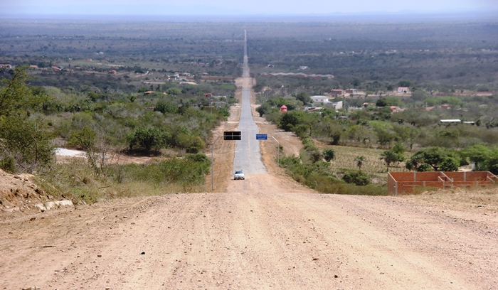Visão da estrada do topo da ladeira da Juliana | Foto: Raimundo Mascarenhas