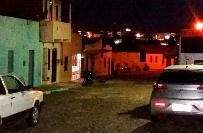Rua onde aconteceu os disparos | Foto: Hora da Verdade