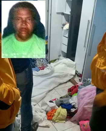 Quarto revirado e dona da casa morta. Policia busca pista dos assassinos