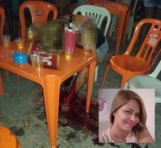 Tatiane Oliveira de França, 33 anos, foi assassinada com dois tiros na cabeça.
