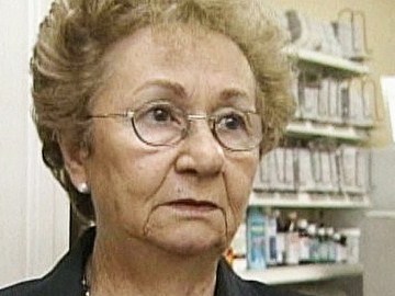 A irmã de Fidel, Juanita Castro, em imagem de 2009 (Foto: Reprodução/TV Globo)