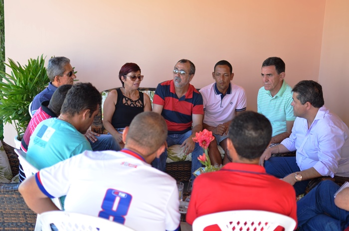 Reunião aconteceu na casa de Timotio Almeida presidente do PSD municipal
