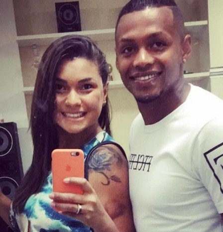 Dener com a Amanda Foto: Reprodução / Instagram