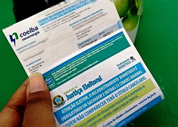 Contas de energia passam a exibir convocação para o recadastramento biométrico