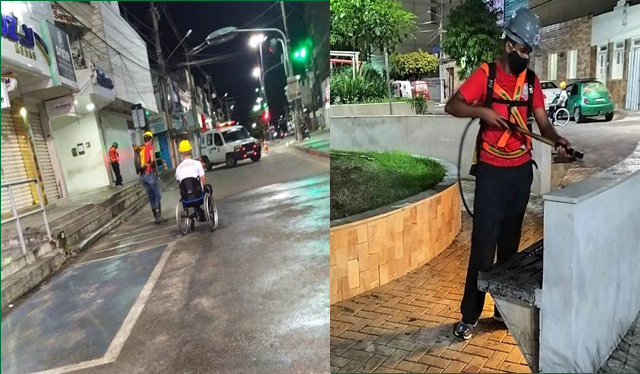 Projeto Águia promove a desinfectação da área financeira de Coité