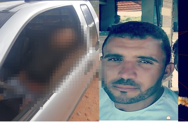 Homem é encontrado morto a tiros dentro de carro em estrada vicinal na zona rural do município