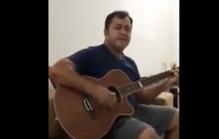 Video mostra vice-prefeito de Capim Grosso orando pelo vereador Gilberto Alves que também esteve na UTI com Covid